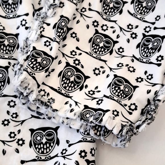 Quilted Patchwork Reversible Open Jacket OWLS Women's M See Measurements - Picture 2 of 11